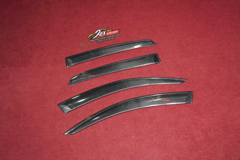 Honda FK8 Type R Window Deflectors Carbon